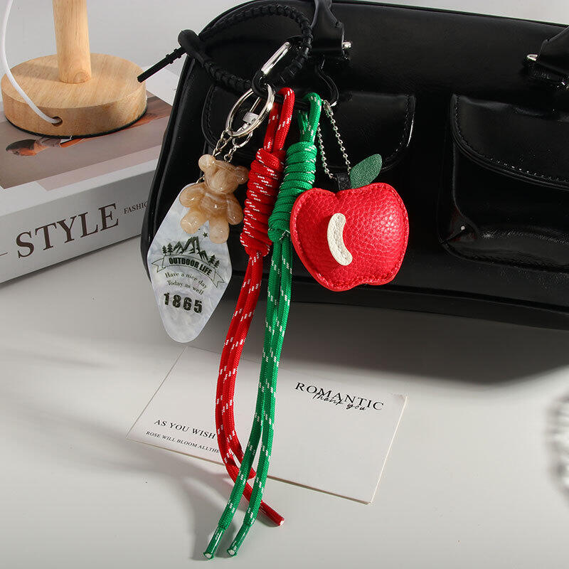 1 Piece Simple Series Sweet Plant PU Women's Bag Charms 2