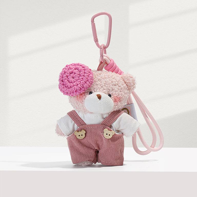 1 Piece Adorable Series Sweet Artist Bear Exquisite Rayon Women's Bag charms