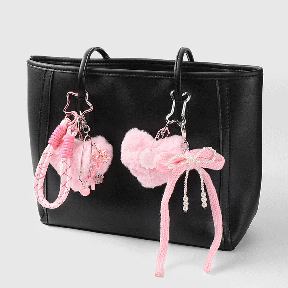1 Piece Romantic Series Sweet Heart Alloy Women's Bag Charms 2