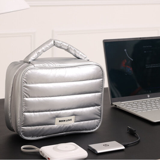 1 Piece Simple Series Daily Solid Color Nylon Large-capacity Storage Bag for Daily Items during Travel Picture6