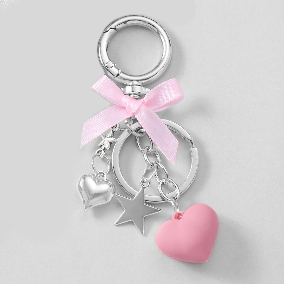 1 Piece Romantic Series Sweet Heart Alloy Women's Bag Charms