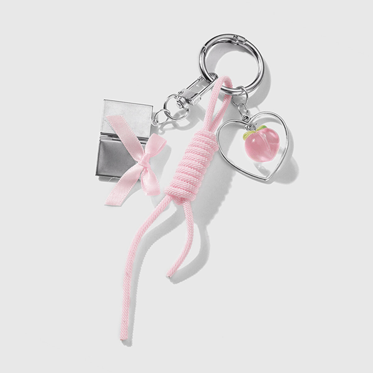 1 Piece Romantic Series Sweet Heart Alloy Women's Bag Charms 2