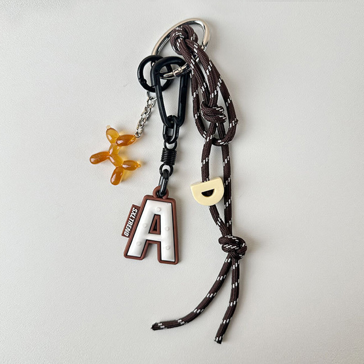 1 Piece Sport Series Brown Color Women's Bag Charms h5 Picture4