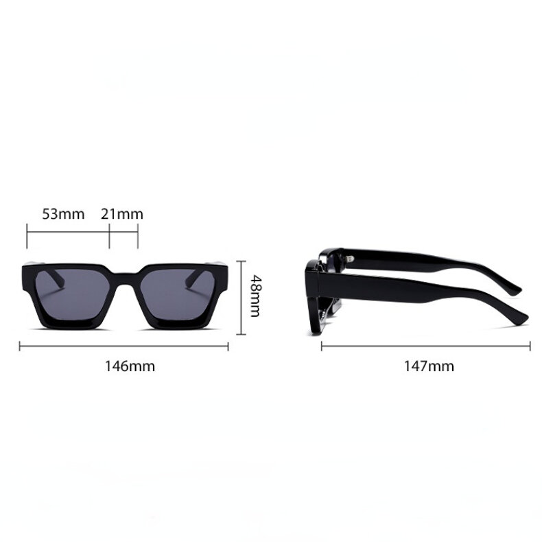 1 Pair Wide Brimmed Stylish Versatile Leopard Print Patchwork Women's Sunglasses h5Picture10