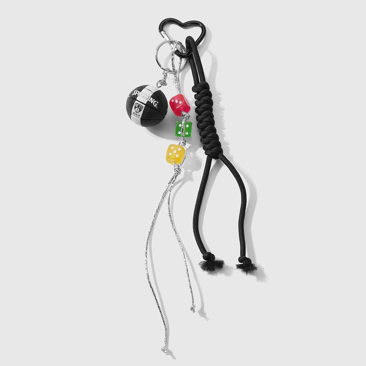 Breloque de sac unisexe en alliage, série simple, motif cœur sportif, 1 pièce Image5
