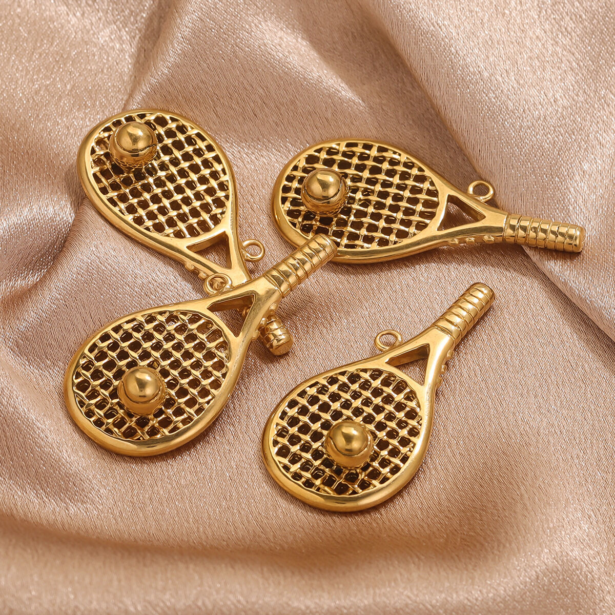 1 Piece Simple Series Simple Geometric Stainless Steel Waterproof   Gold Color  Unisex Pendants