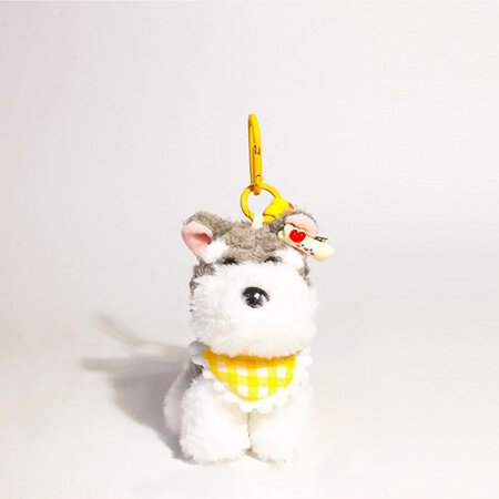 1 Piece Cute Schnauzer Women's Bag charms 2