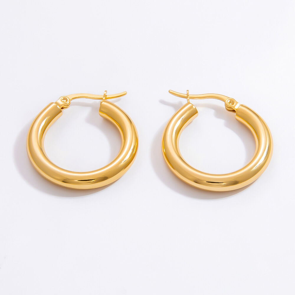 Boucles d'oreilles pendantes pour femme, en acier inoxydable doré, imperméables, en forme d'hippocampe, collection de luxe (1 paire). h5 Image12