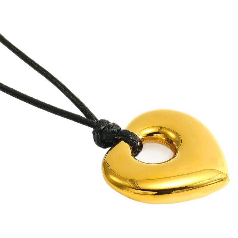 1 piece simple series classic heart stainless steel gold plated women pendant necklaces Picture6