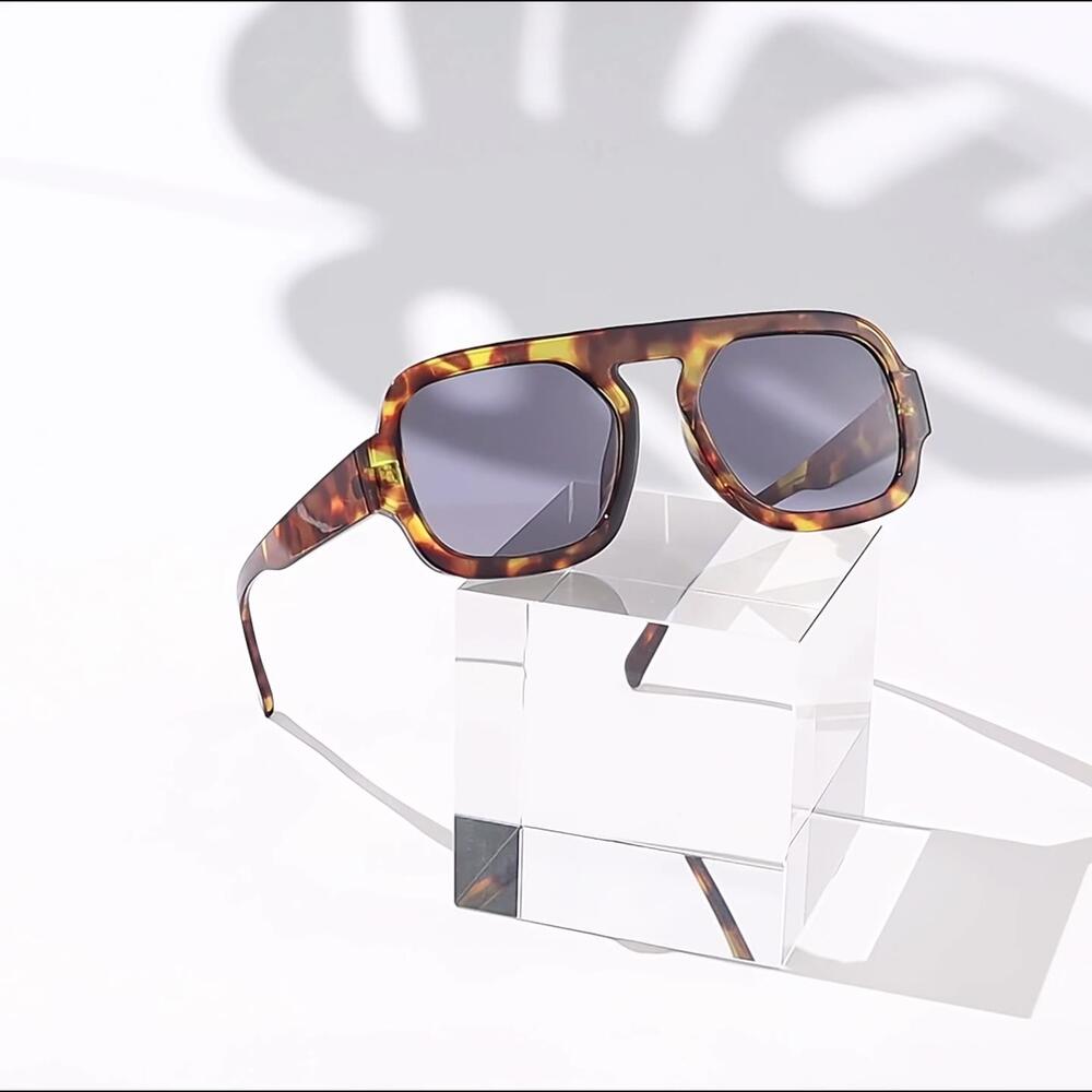 1 Pair Simple Series Daily Leopard Print Plastic Women's Sunglasses h5Picture8