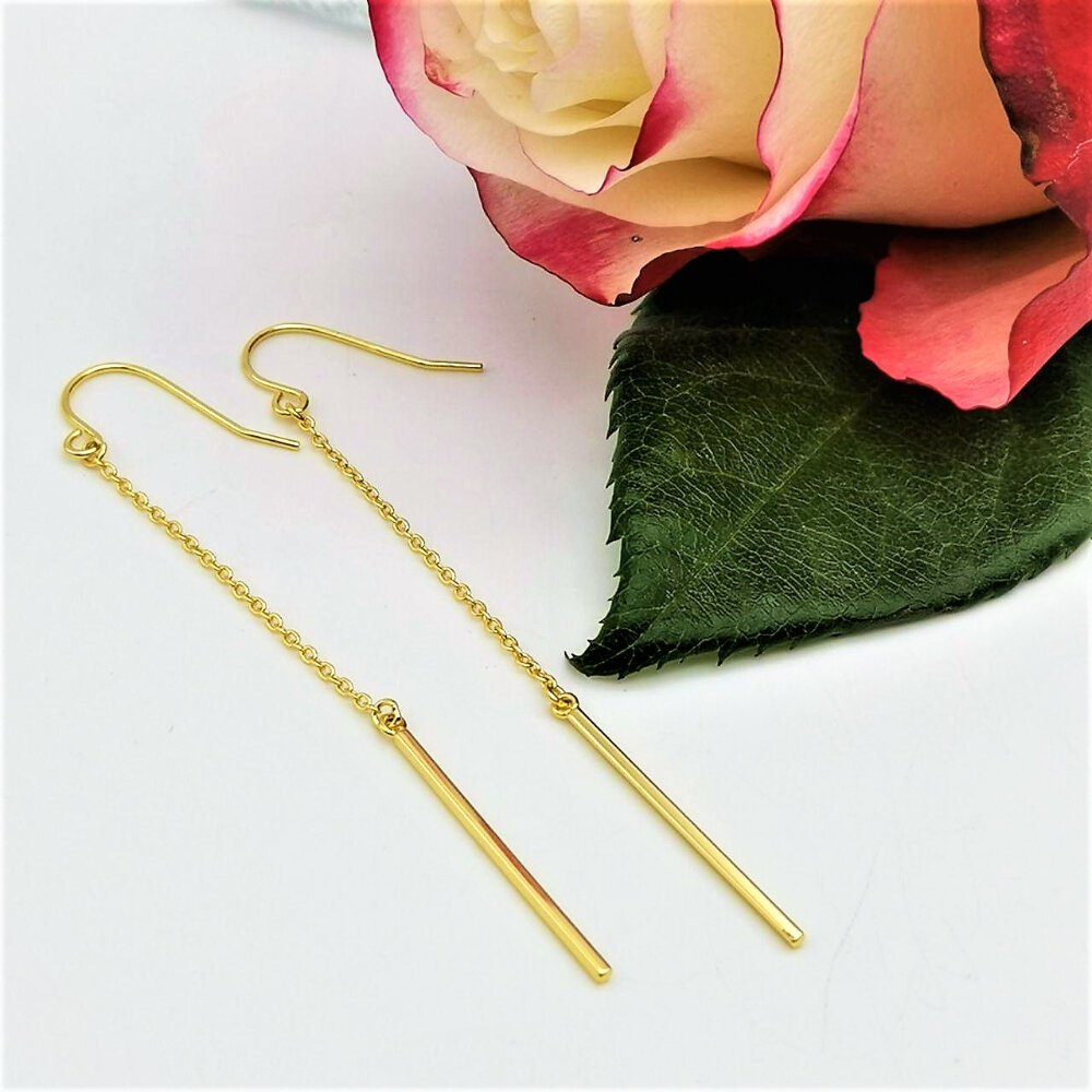 Simple Long - chain Women's Earrings 2