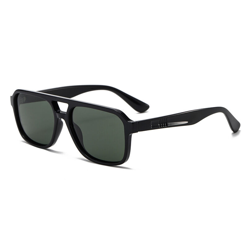 1 Pair of Stylish and Casual Square-frame Women's Sunglasses Picture2