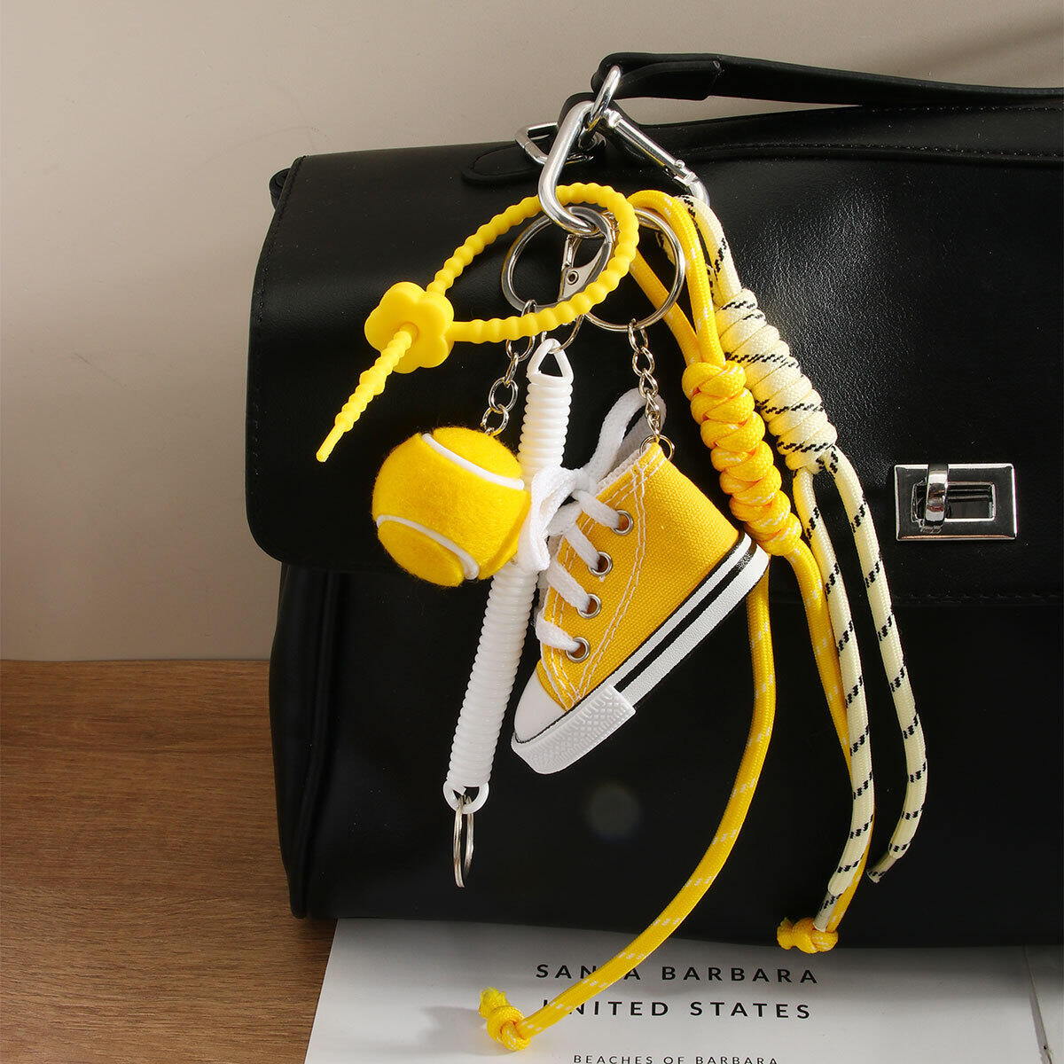 1 Piece Sport Style Mini Sneaker & Tennis Women's Bag Charms 2