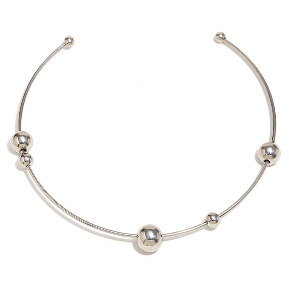 1 Stück Simple Series Casual Geometric Edelstahl Wasserdicht Goldfarbene Damen-Choker Bild9