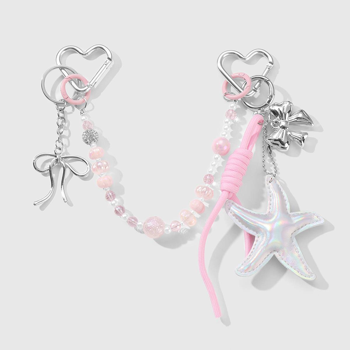 1 pieza de dijes para bolso de mujer de aleación con forma de estrella dulce de serie simple 2