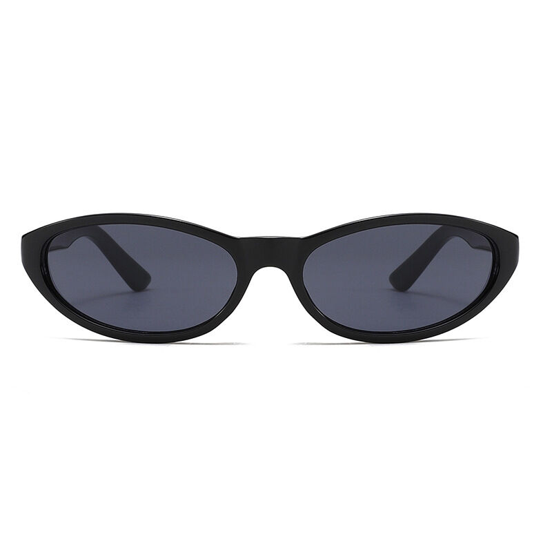 1 Pair of Casual Small Oval - frame Women's Sunglasses Picture3