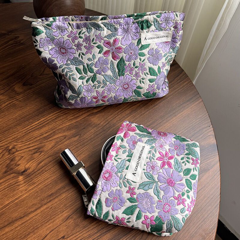 1 Piece Romantic Series Natural Flower Canvas Women's Bags 2