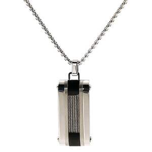 1 Piece Hip-hop Trendy Rectangular Zircon Men's And Women's Necklace h5 Picture6