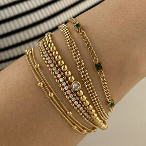 1 stuk uitgestraalde zirkoon dameskettingarmbanden h5 Afbeelding5