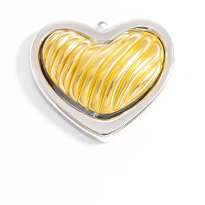 1 Piece Trendy Series Classic Flower Shape Stainless Steel Waterproof Gold & Silver Mixed Color Women's Pendants h5 Picture5