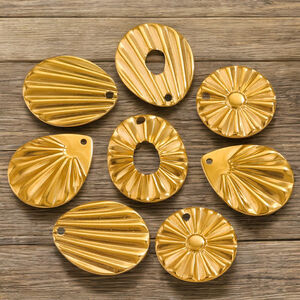 1 pair simple series simple geometric stainless steel gold plated women pendants h5 Picture2
