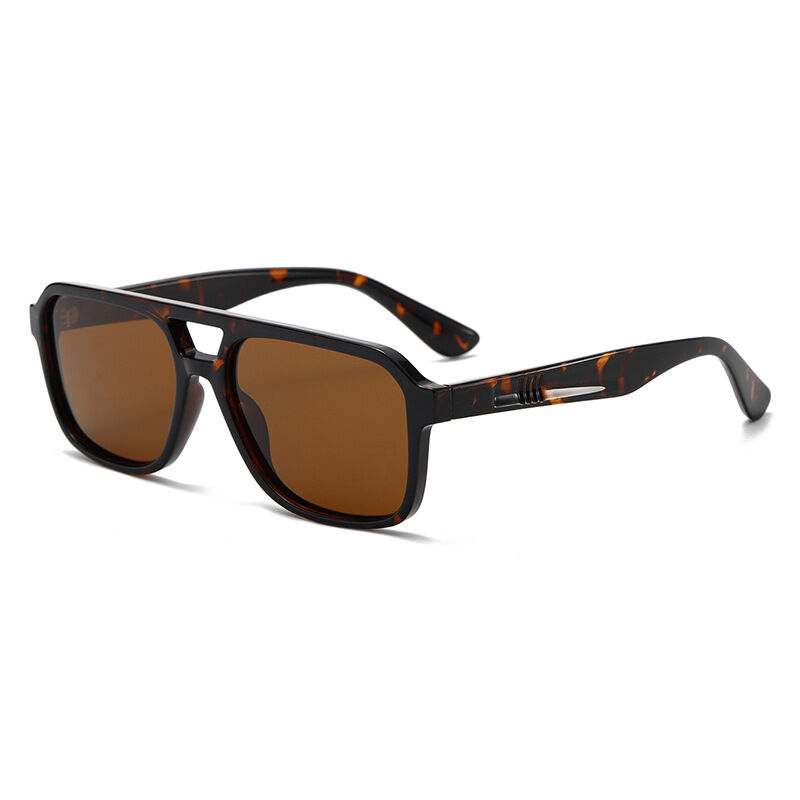 1 Pair of Stylish and Casual Square-frame Women's Sunglasses