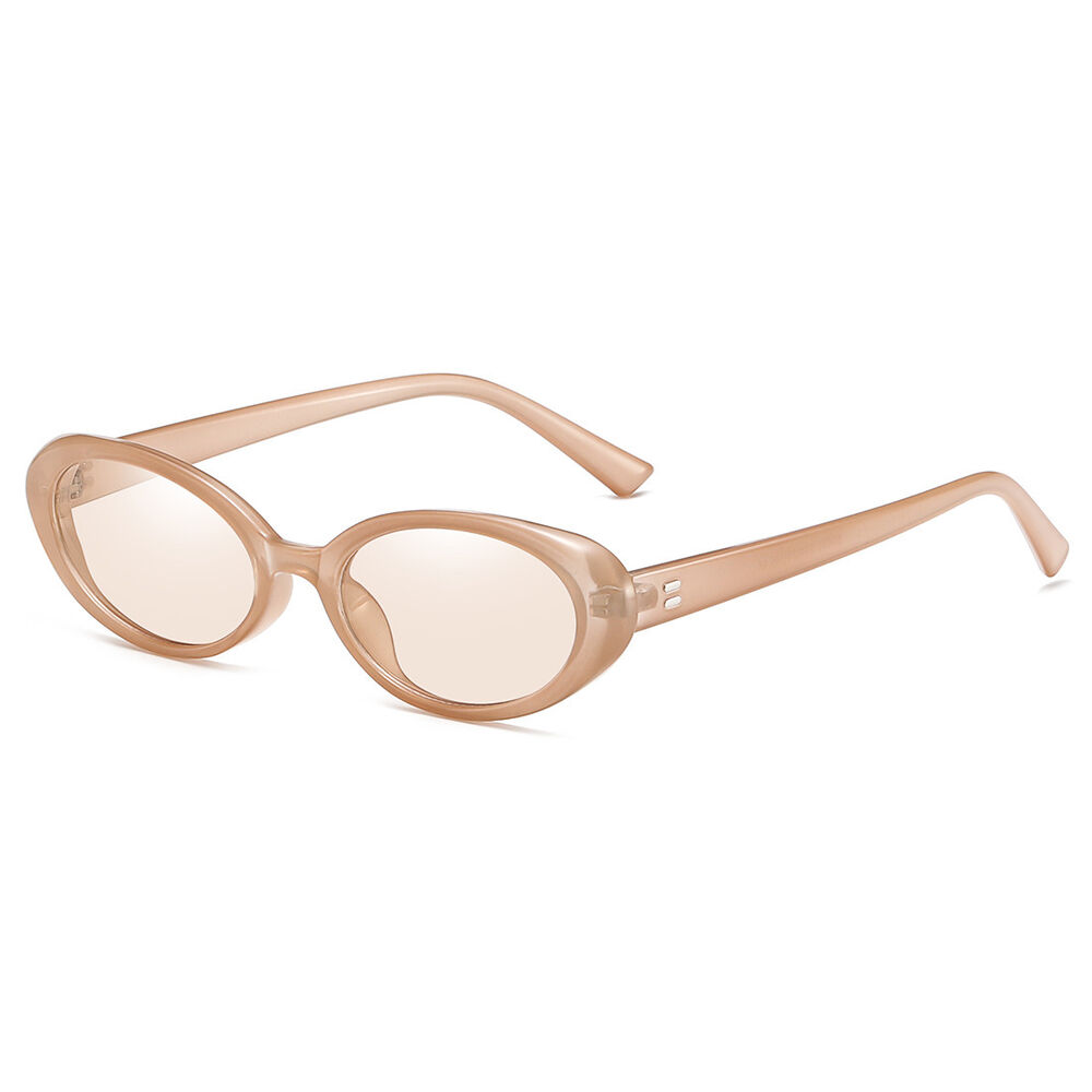 1 Pair Simple Series Daily Solid Color Resin Women Sunglasses h5Picture2