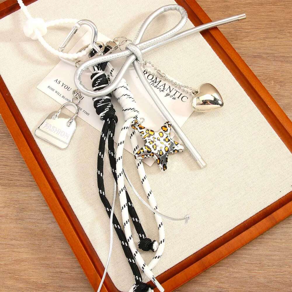 1 pieza de dijes para bolso de mujer de PU con diseño de estrella diaria de serie simple h5Imagen3