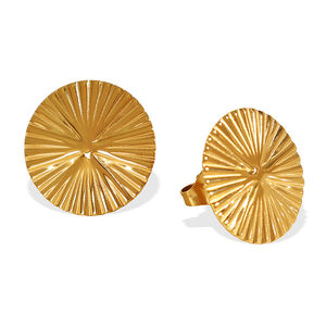 1 paar simple series retro geometrische edelstahl vergoldet damen ohrstecker h5 Bild6