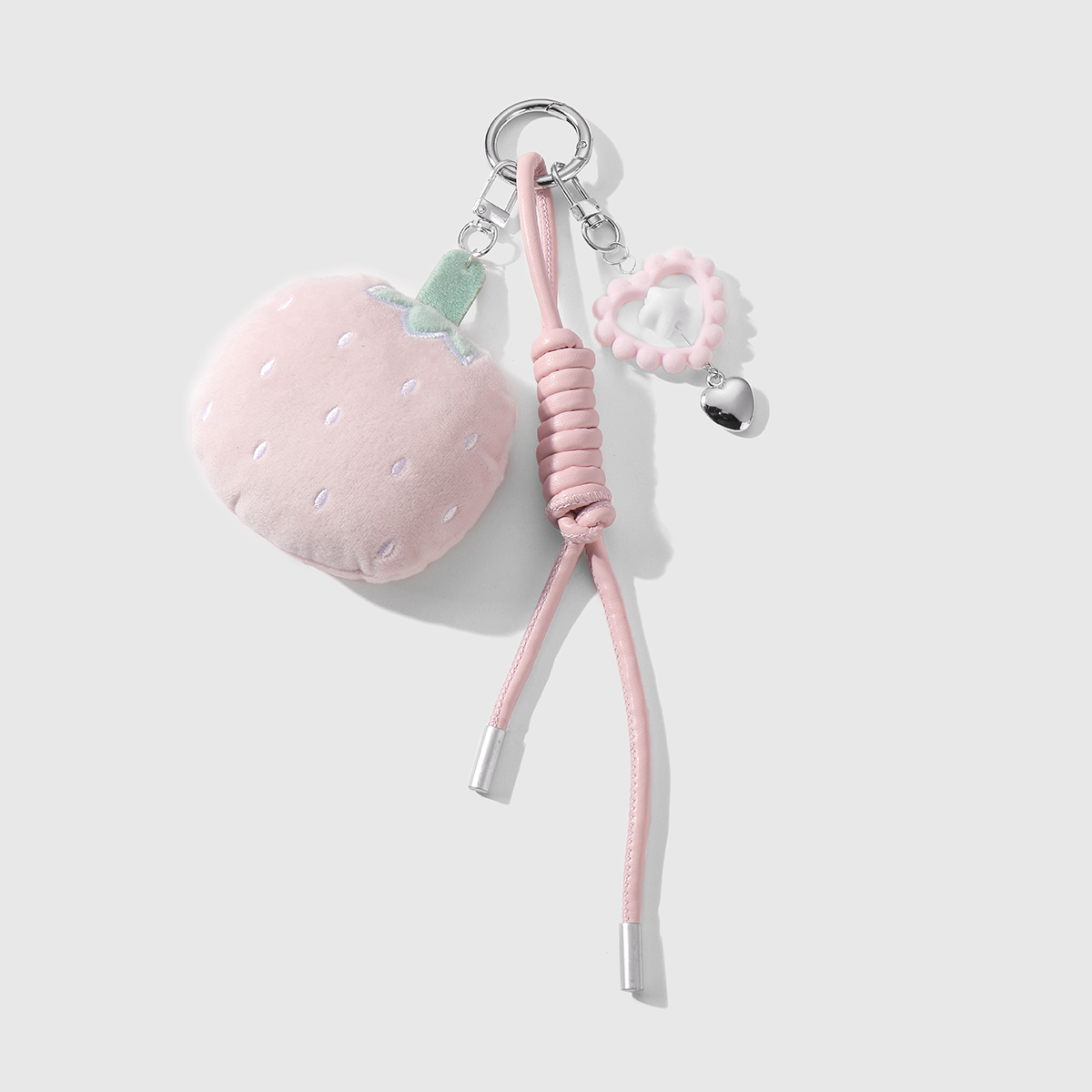 1 pezzo semplice serie carino fiocco nodo lega senza placcatura materiale perla artificiale ciondoli per borse da donna h5 Immagine5