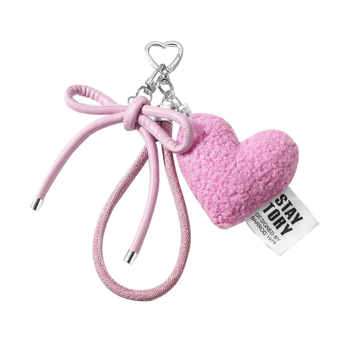 1 breloque de sac en alliage pour femme, série romantique, en forme de cœur mignon h5 Image7