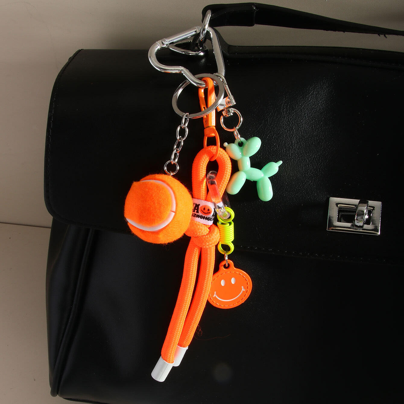 1 Piece Sport Series Vivid Tennis Garniture Smiling Face Alloy Women's Bag Charms Picture3