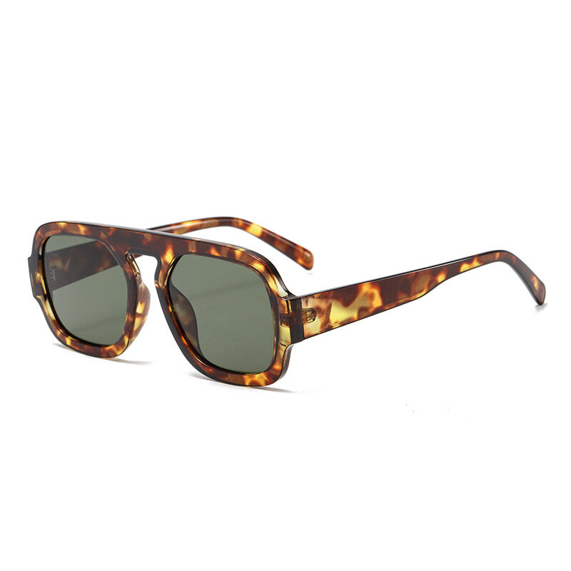 1 Pair Simple Series Daily Leopard Print Plastic Women's Sunglasses h5 Picture2