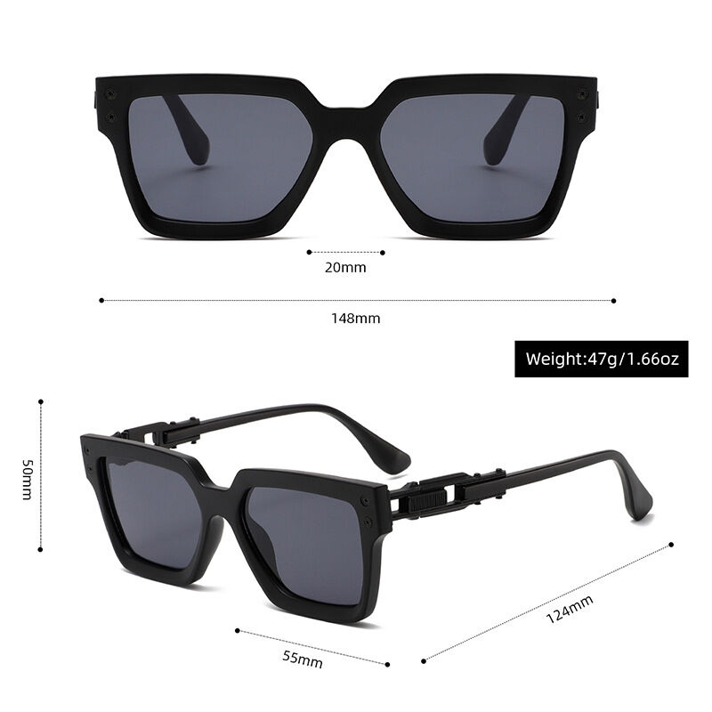 1 Stück Simple Series Tägliche Damen-Sonnenbrille aus gemischter Farbe h5 Bild10