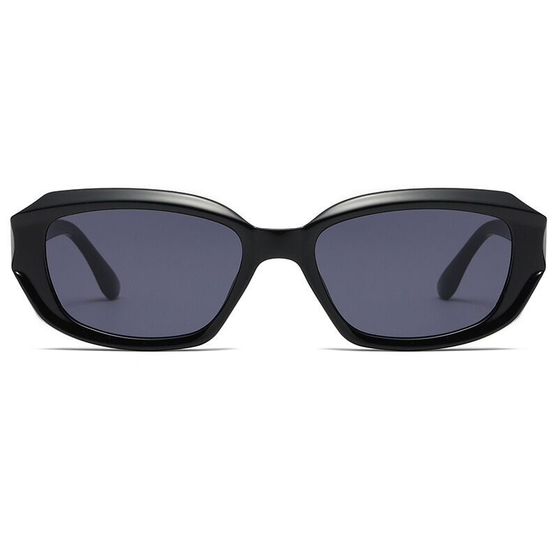 1 Pair Simple Series Daily Solid Color Plastic Women Sunglasses h5Picture2