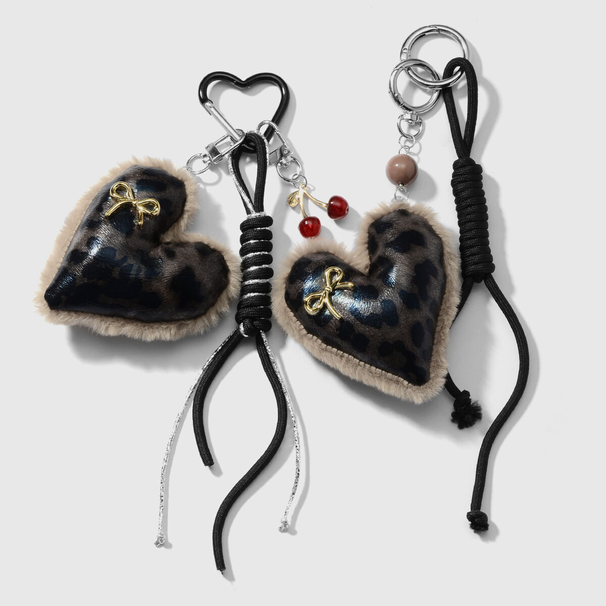 1 pezzo semplice serie retrò leopardo stampa lega borsa donna ciondoli h5 Immagine3