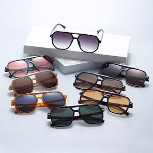 1 Pair of Stylish Large Leopard - print Square - frame Women's Sunglasses h5 Picture8