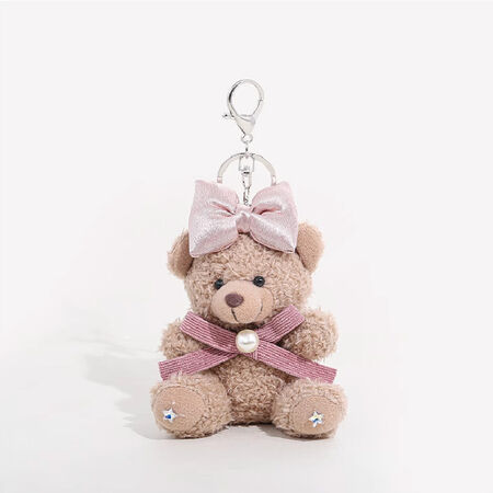 1 Piece Sweet Bow Bear Women's Bag charms