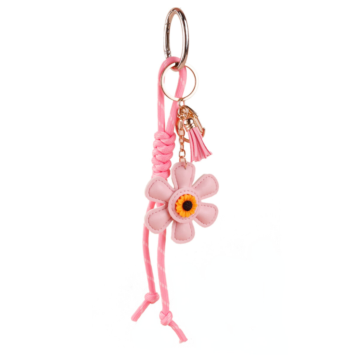 1 Piece Sweet Leather Flower Women's Bag Charms