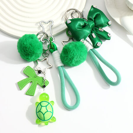 1 Piece Simple Series Cute Bow Knot Alloy Rhinestone Women's Bag Charms