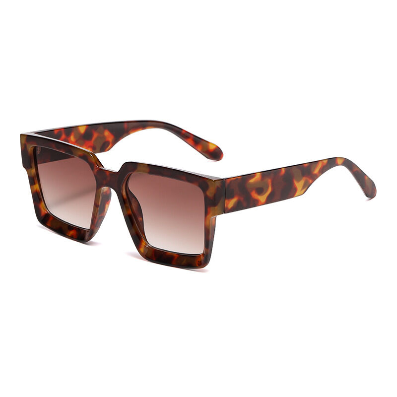 1 Piece Simple Series Casual Leopard Print Plastic Women's Sunglasses h5 Picture2