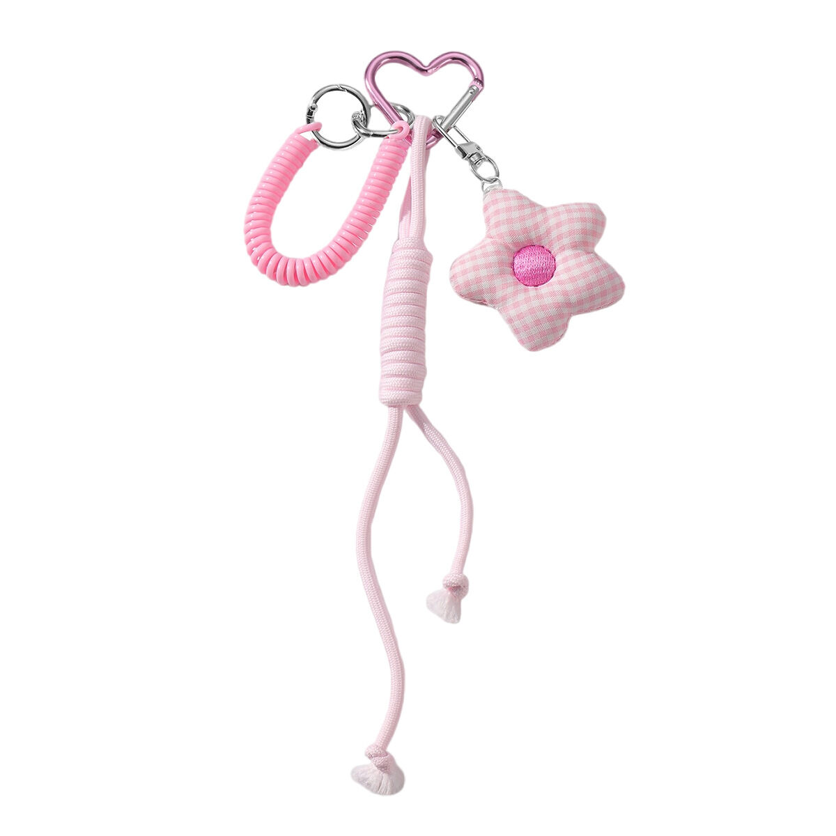 1 pezzo di ciondolo per borsa da donna in lega a forma di cuore dolce della serie romantica h5 Immagine4