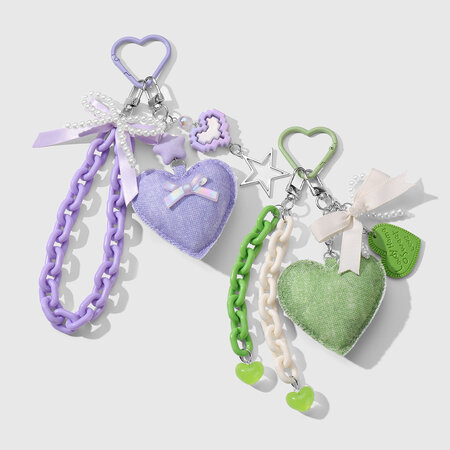 Daily Heart Bag Charms