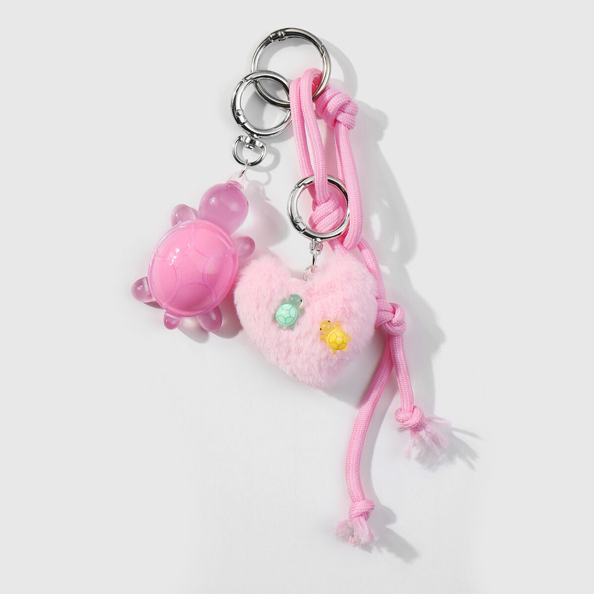 1 Stück Romantische Serie Sweet Heart Resin Damen Taschenanhänger Bild4
