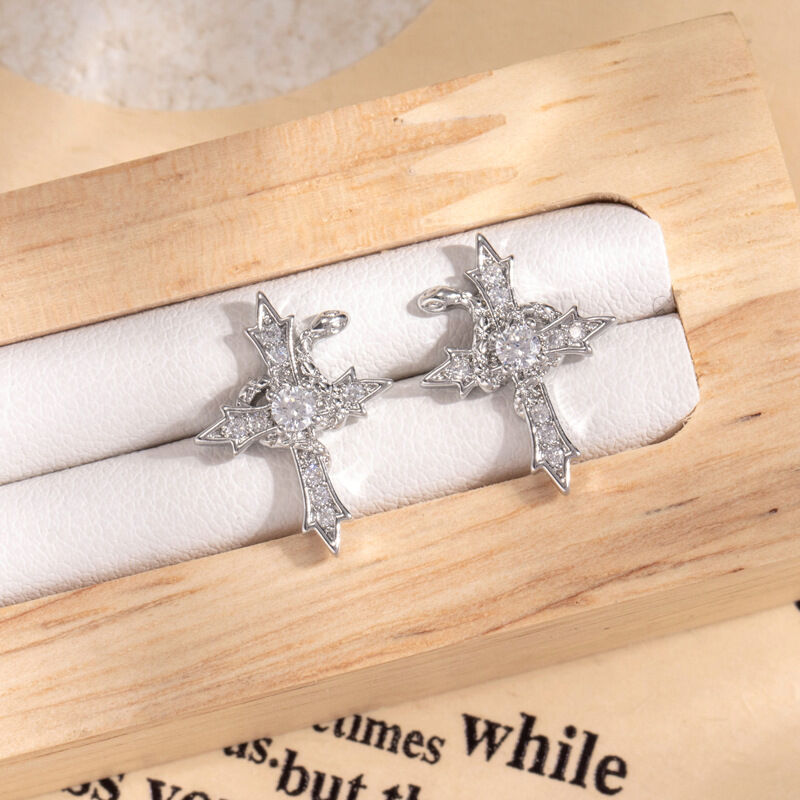 1 Piece Simple Series Casual Animal Titanium Steel No Plating Material Zircon Women's Stud Earrings