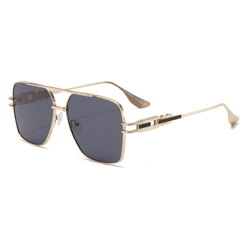 1 Pair Simple Series Daily Solid Color Plastic Women's Sunglasses 2