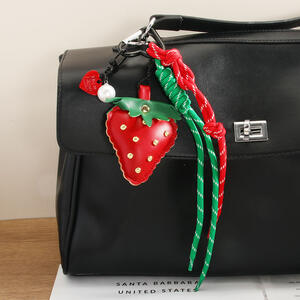 1 pièce de breloques de sac pour femme en PU, série Simple, motif plante quotidienne h5 Image10