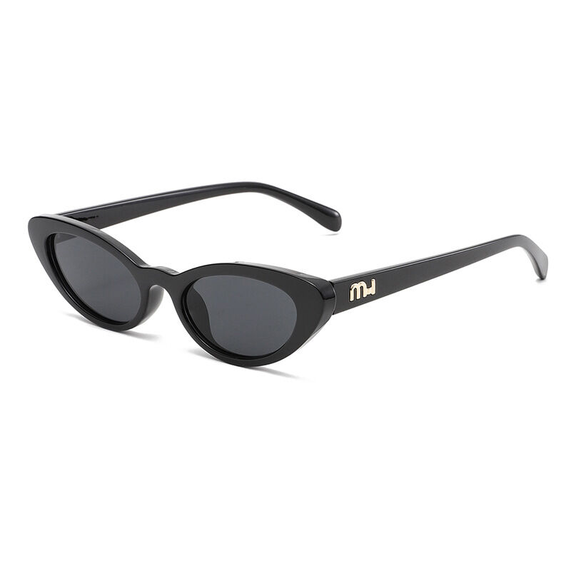 1 Pair Simple Series Daily Solid Color Plastic Women's Sunglasses h5Picture4