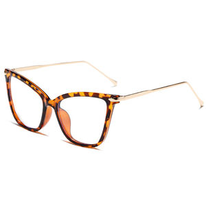 1 Paar Retro- und lässige Cat-Eye-Brille aus Metall mit Blaulichtfilter für Damen h5 Bild4