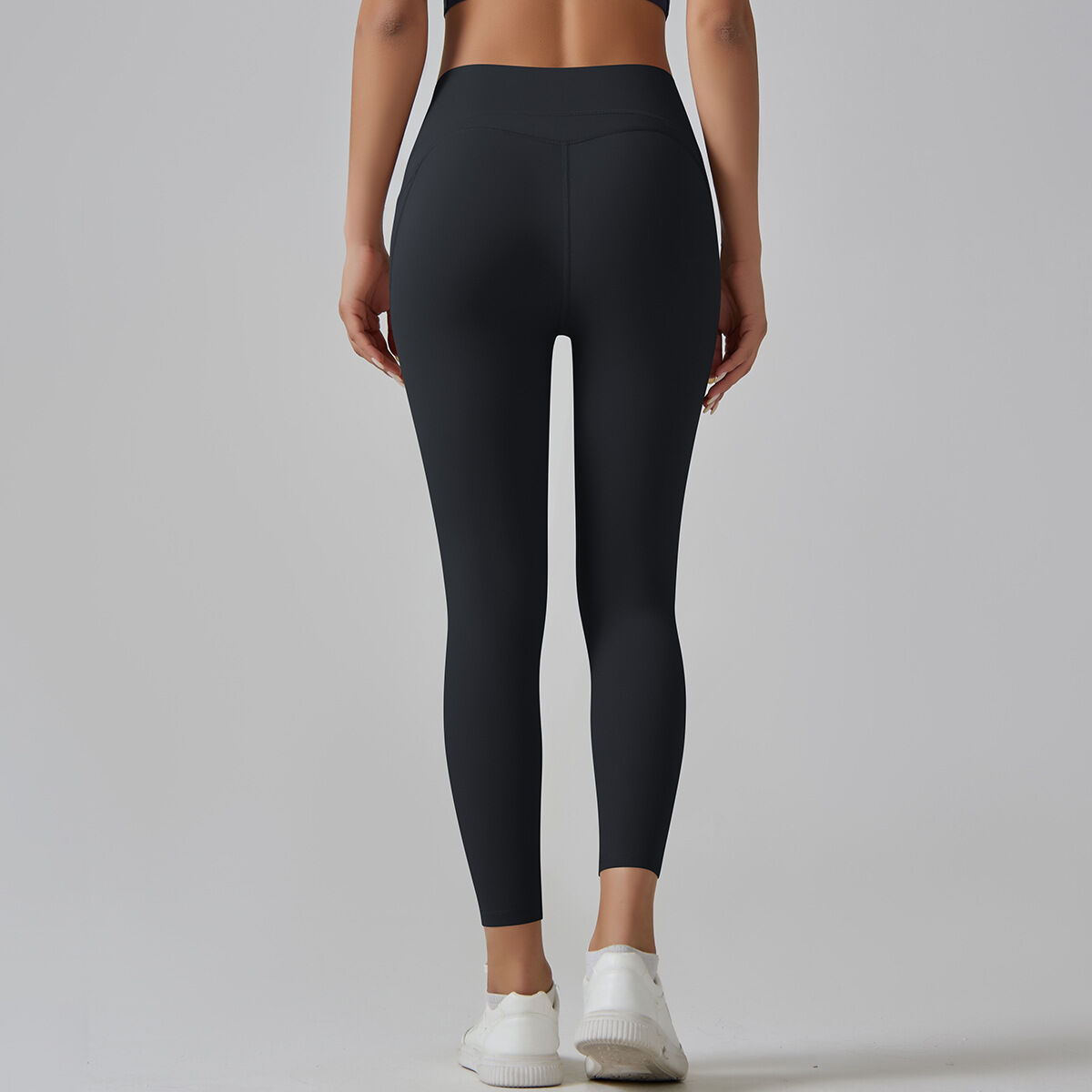 1 Piece High Waisted Nude Yoga Pants Seamless Women's Exercise Pants Picture9
